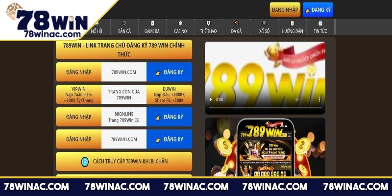 Vài nét giới thiệu về nhà cái hợp pháp 78Win